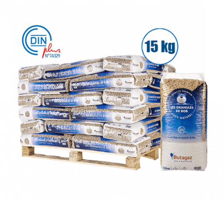 afbeelding van Halve pallet pellets – 36 zakken van 15kg