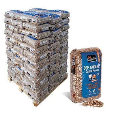 afbeelding van 05 PALLETS HOUTPELLETS – 390 ZAKKEN VAN 15 KG